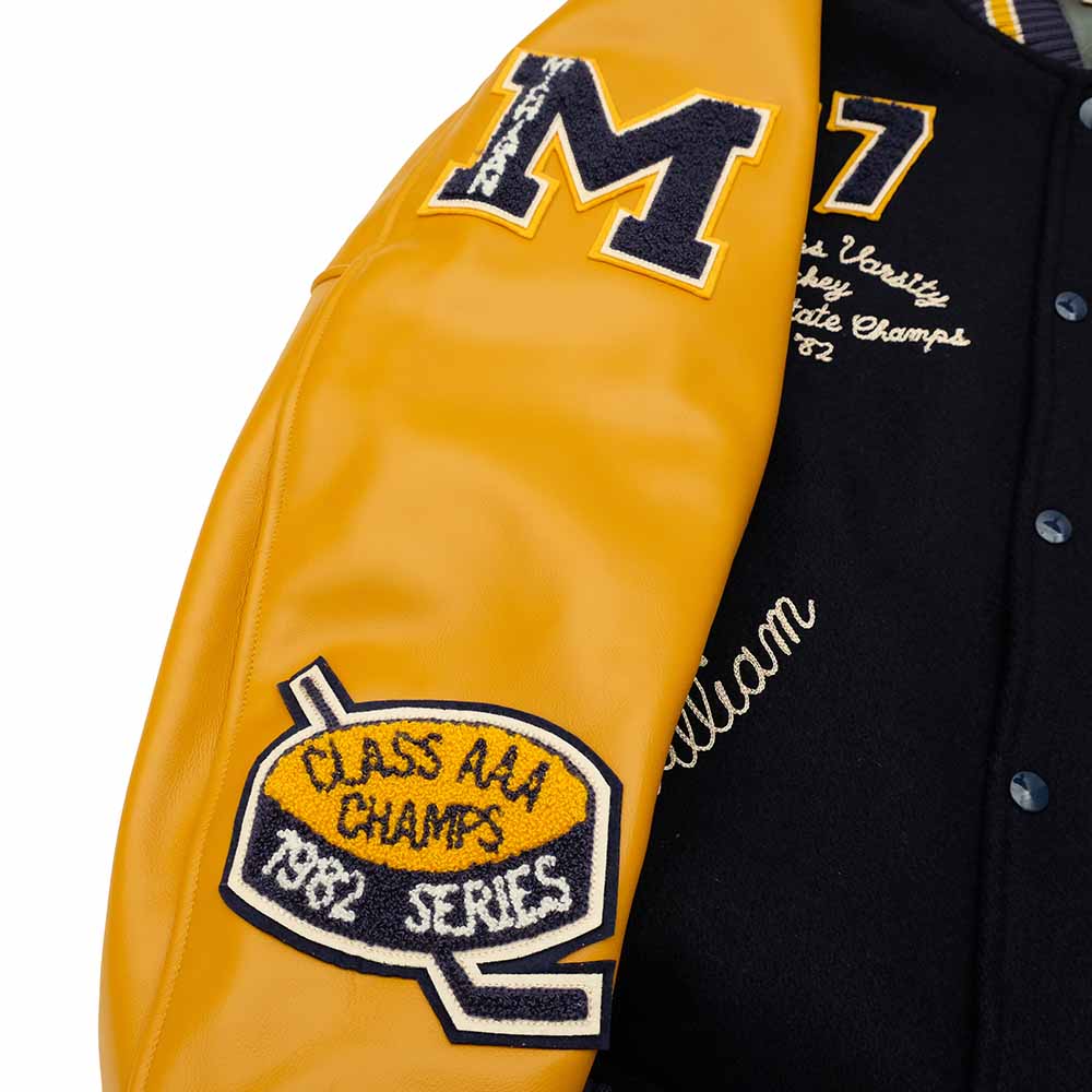 WHITESVILLE - 30oz. WOOL MELTON AWARD JACKET - MAVERICKS - WV15782