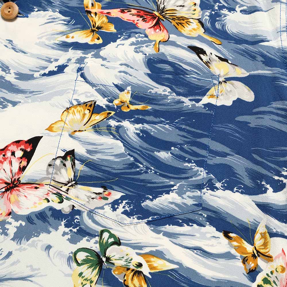 SUN SURF - S/S RAYON HAWAIIAN SHIRT - BUTTERFLY SPLASH - SS39627