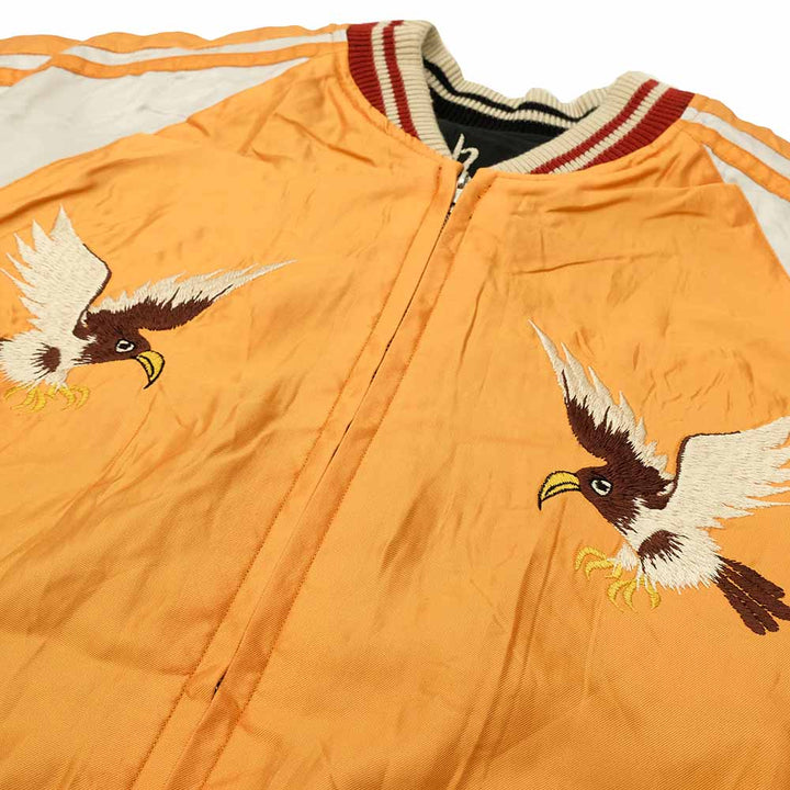 TAILOR TOYO - Acetate Souvenir Jacket - WHITE DRAGON x EAGLE - TT15682-119