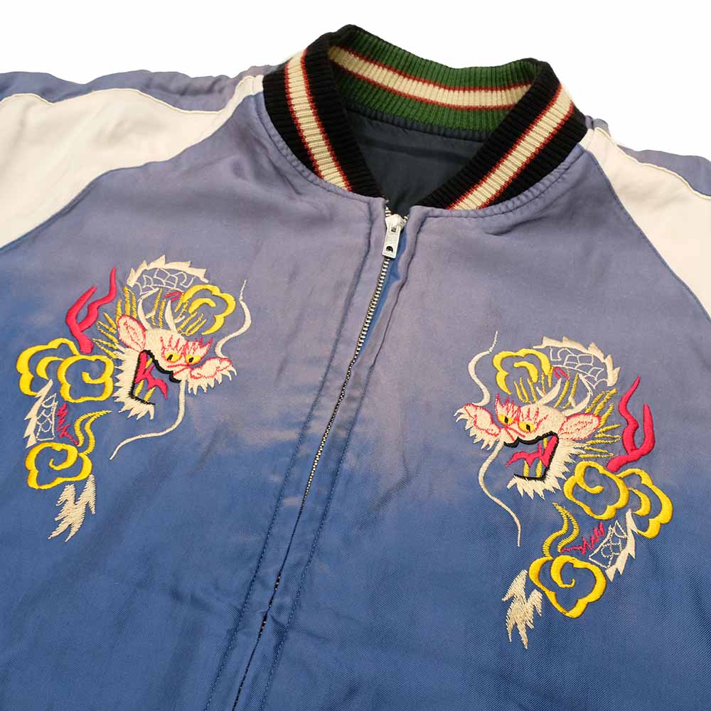 TAILOR TOYO - Acetate Souvenir Jacket - RED TIGER x EAGLE - (AGING MODEL) - TT15793-119