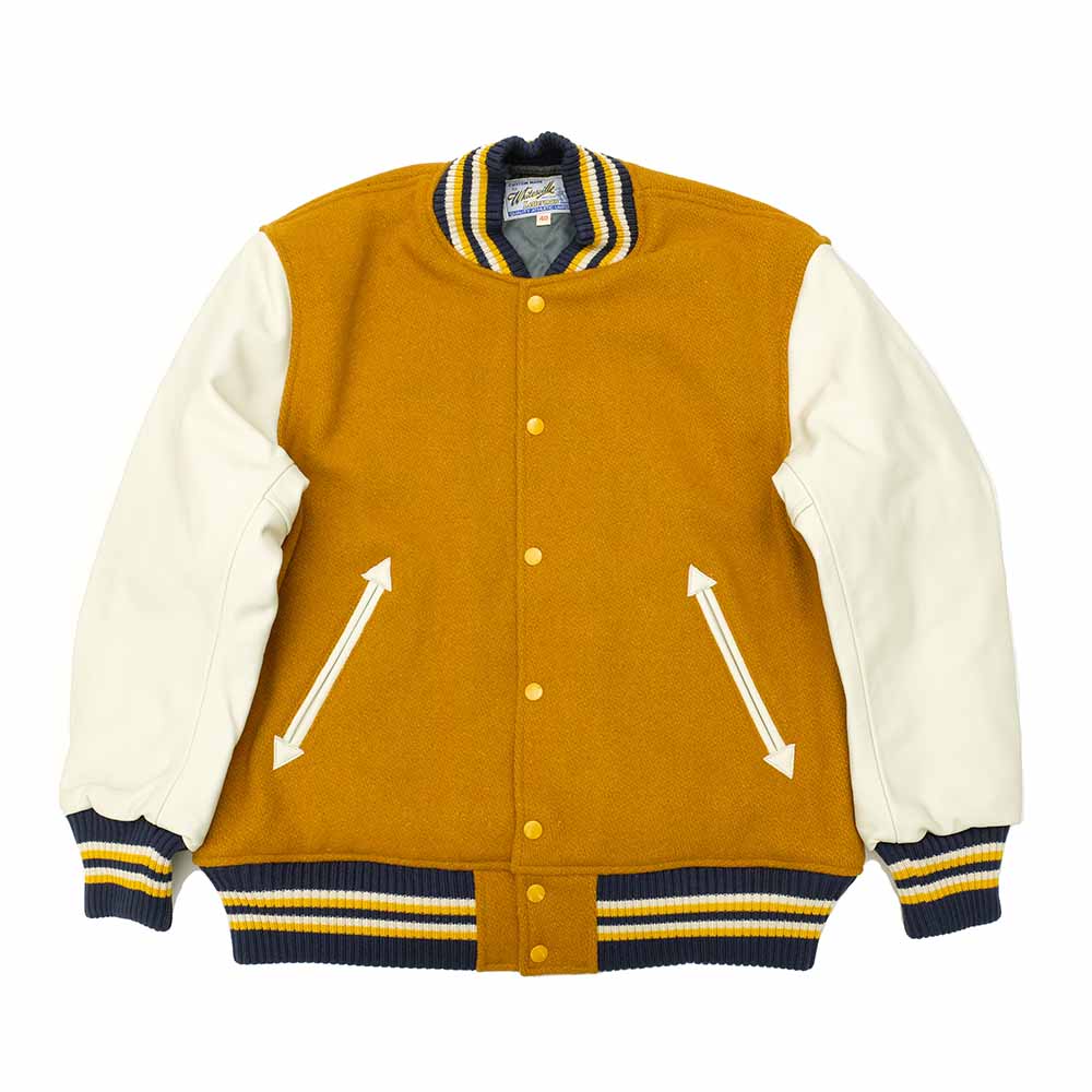 WHITESVILLE 30oz. WOOL MELTON AWARD JACKET SOLID WV15168