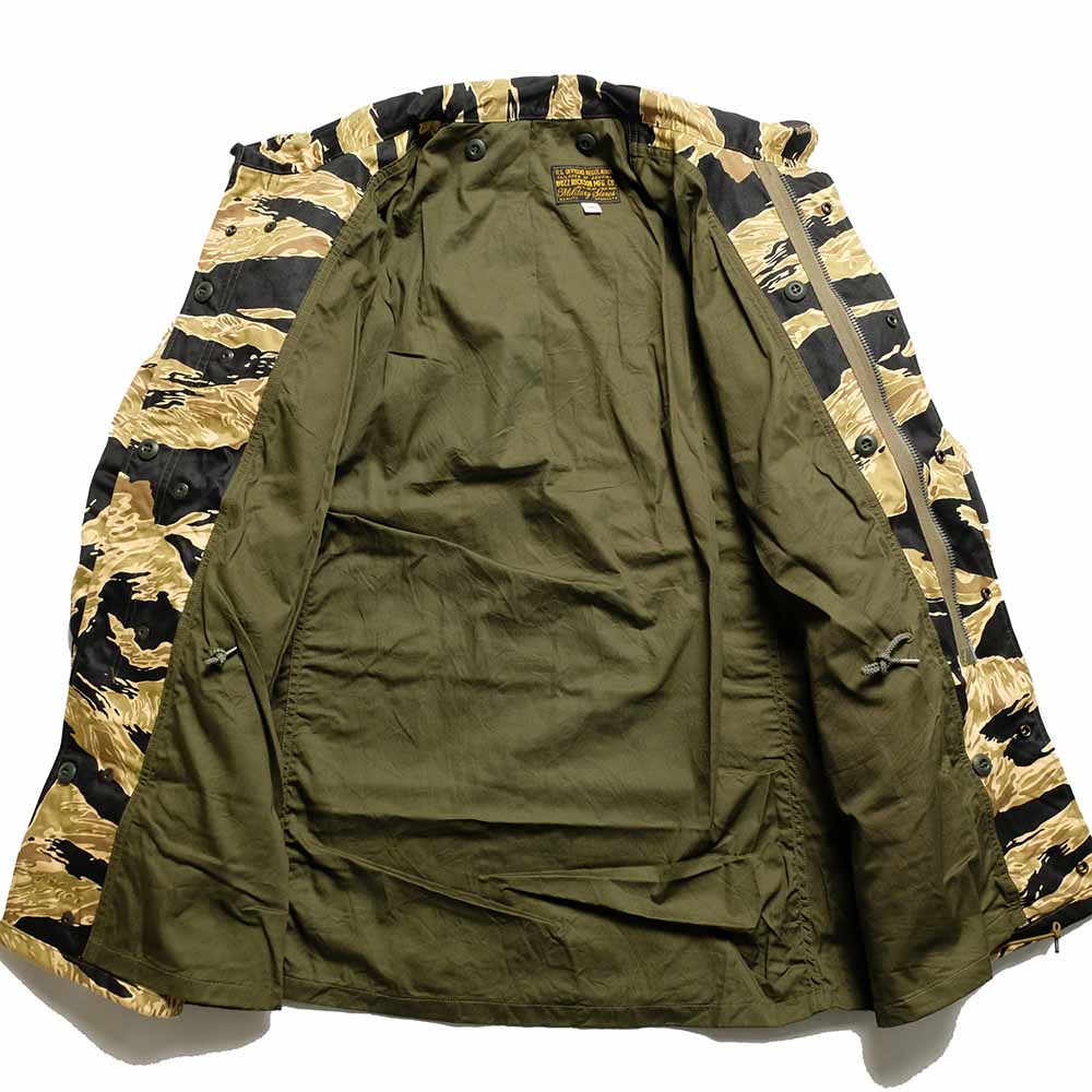 BUZZ RICKSON'S - JACKET, MAN'S FIELD, M-65 TIGER CAMOUFLAGE CIVILIAN MODEL - BR15885