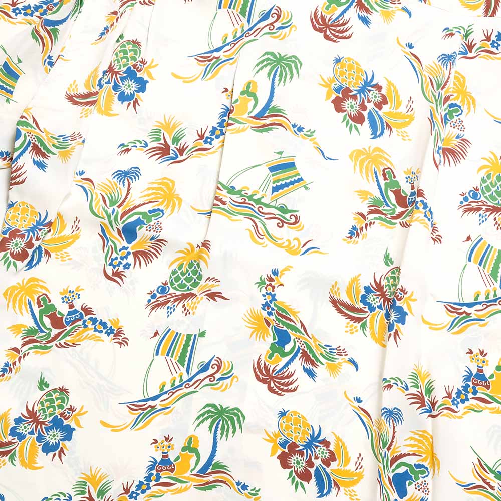 SUN SURF - S/S RAYON HAWAIIAN SHIRT - ISLAND TRIP - SS39620