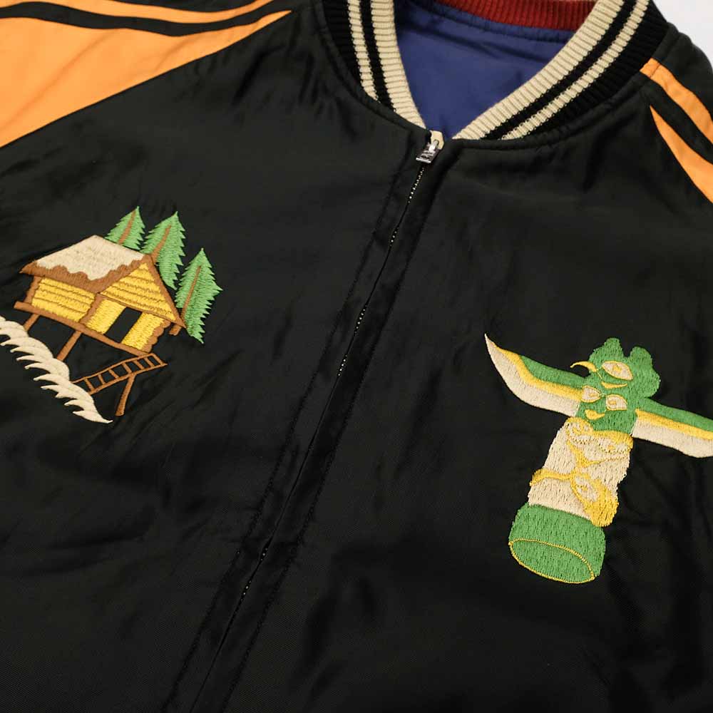 TAILOR TOYO - Acetate Souvenir Jacket - ALASKAN EAGLE × DOG SLED - TT15790-128