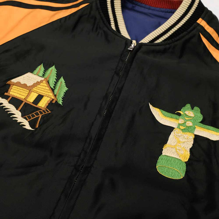 TAILOR TOYO - Acetate Souvenir Jacket - ALASKAN EAGLE × DOG SLED - TT15790-128