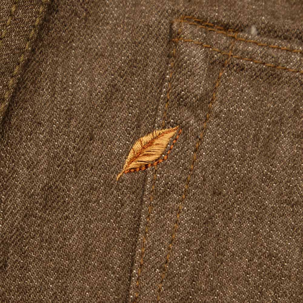 Pure Blue Japan - 14oz. Brown Denim - Regular Straight - BR-14OZ-003