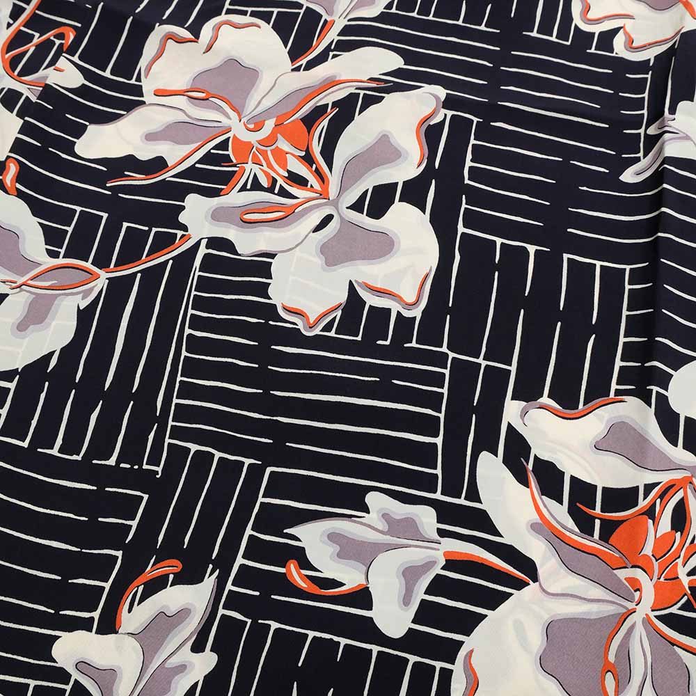 SUN SURF - S/S RAYON HAWAIIAN SHIRT - WHITE GINGER - SS39615