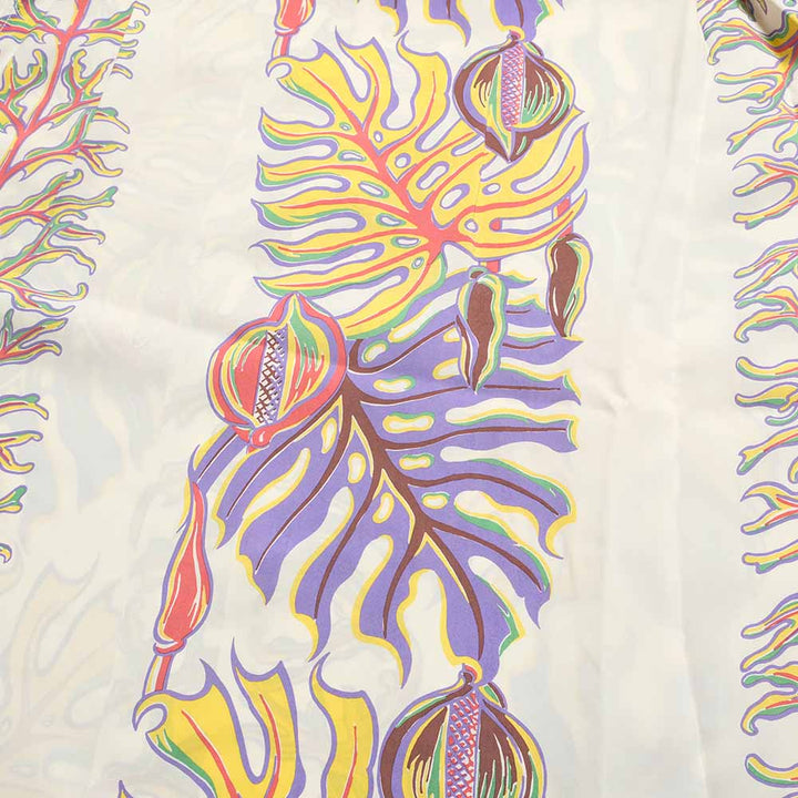 SUN SURF - S/S RAYON HAWAIIAN SHIRT - MONSTERA BORDER - SS39622