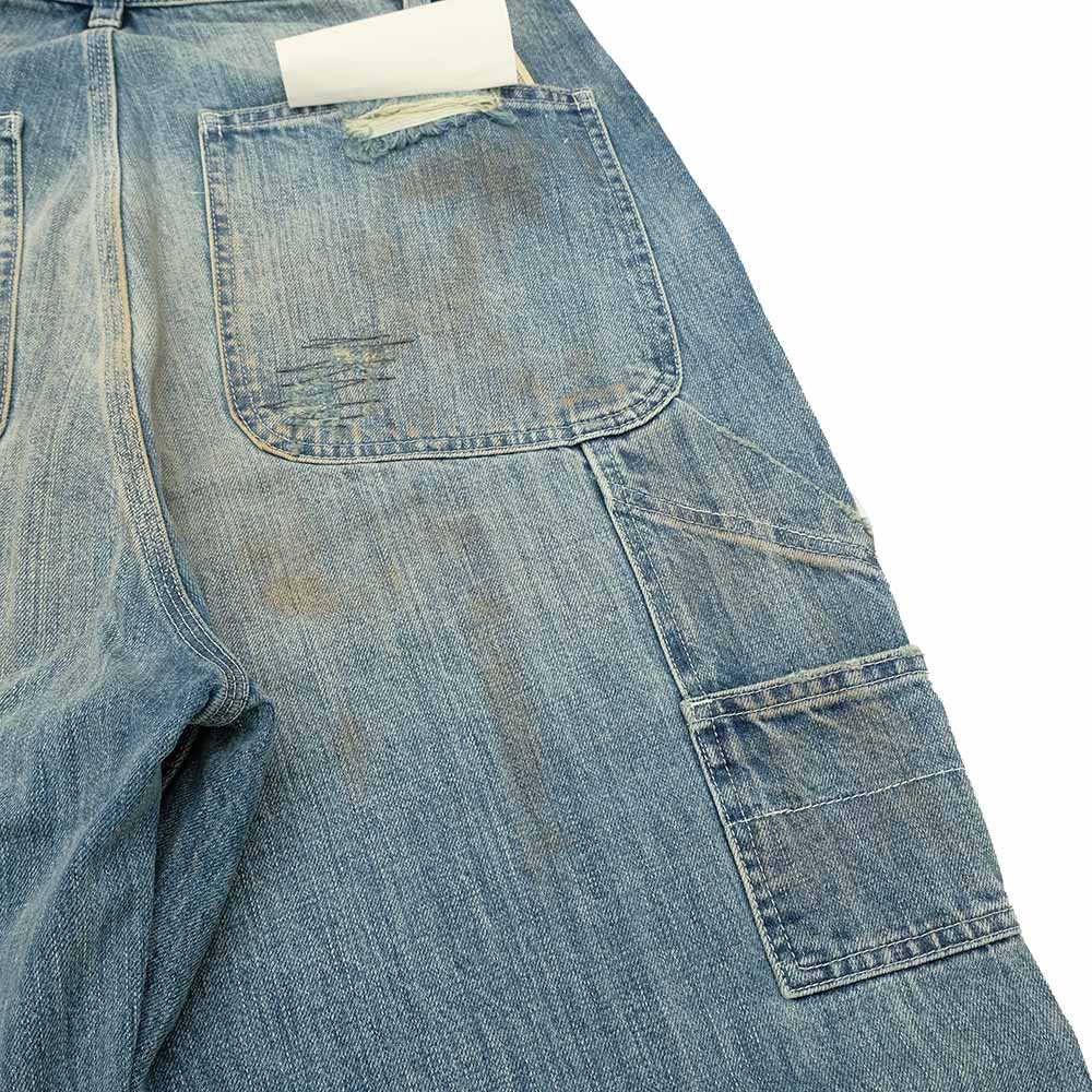 UNIVERSAL OVERALL - 12.75oz CONE DENIM REMAKE PAINTER PANTS - HT2433601-C