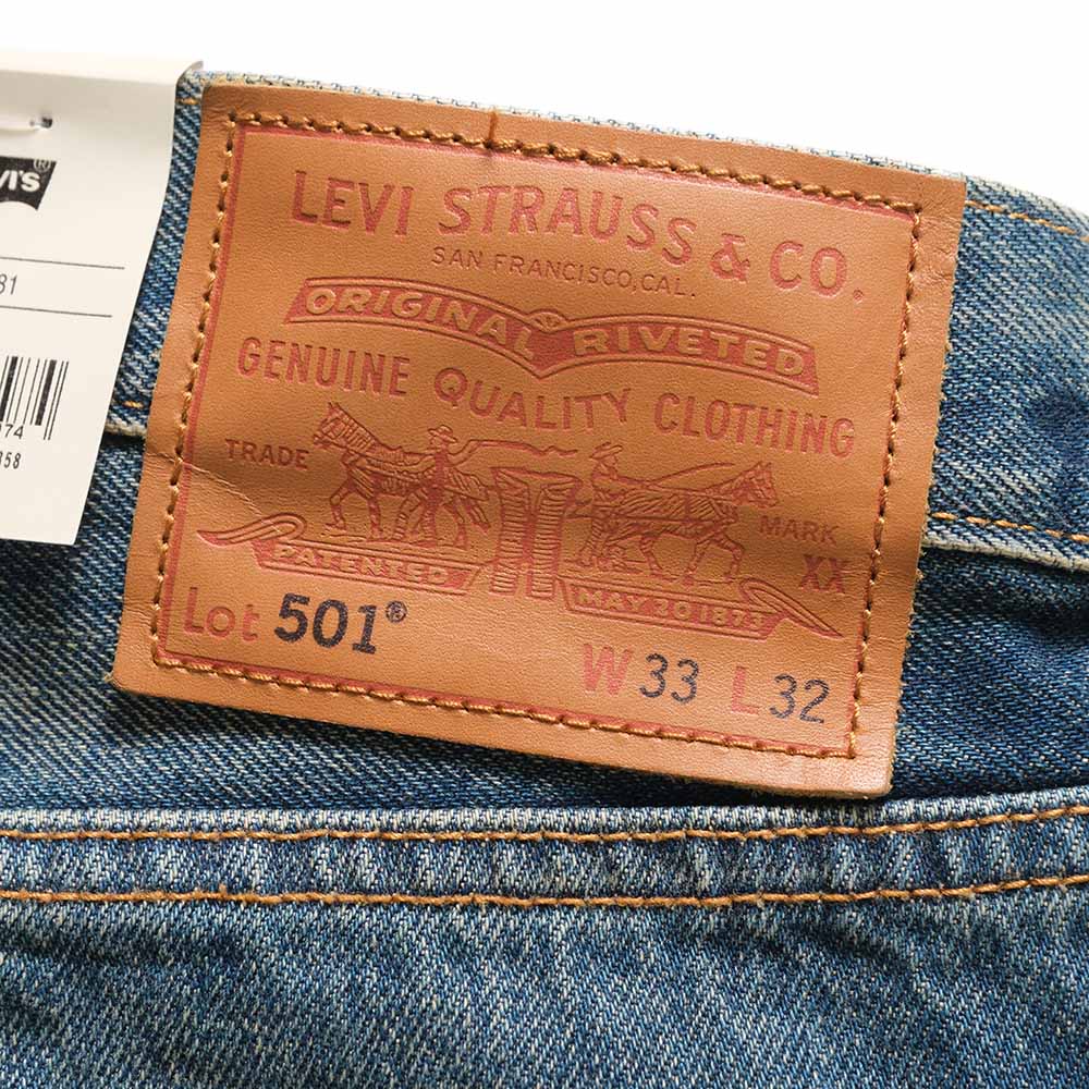 Levi's - 501® ORIGINAL JEANS - Medium Indigo - 501-3906