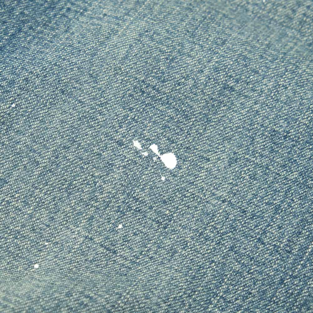 SUGAR CANE - 11oz. BLUE DENIM WORK SHORTS - AGED MODEL - SC52568