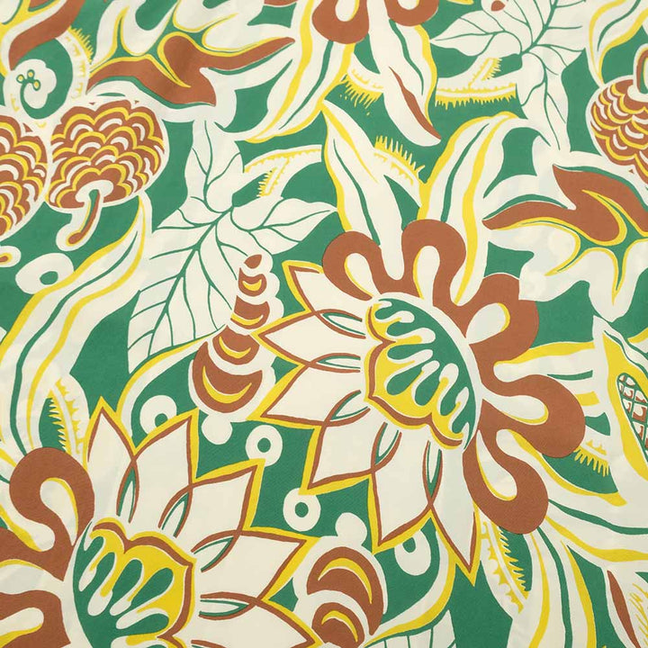 SUN SURF - RAYON HAWAIIAN SHIRT - FLOWER FIELD BORDER - SS39430