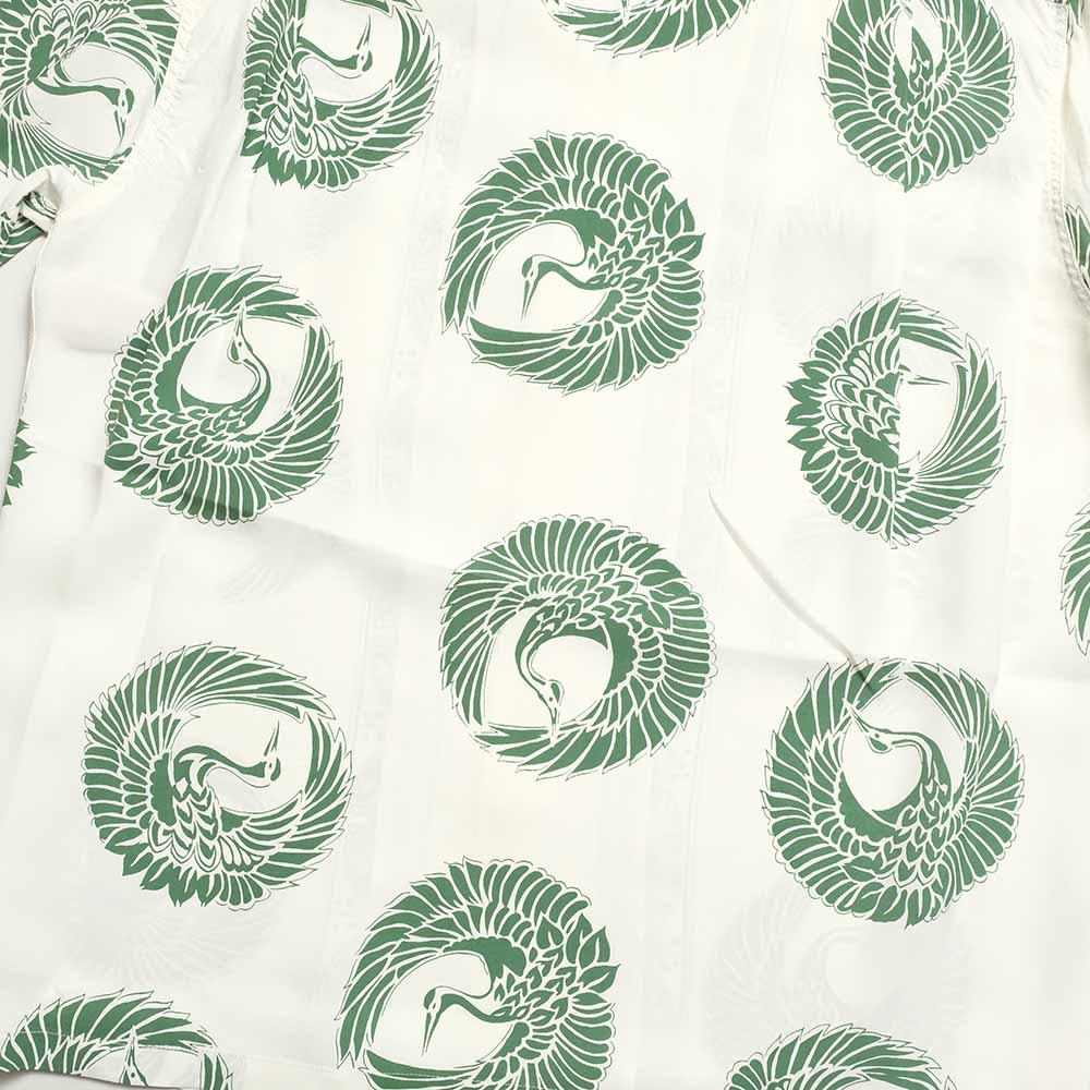 SUN SURF - RAYON HAWAIIAN SHIRT - ORIENTAL BORDER - SS39629