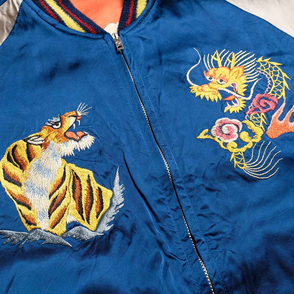 TAILOR TOYO - Acetate Souvenir Jacket - KOSHO ＆ CO. - Special Edition - EAGLE ＆ DRAGON × JAPAN MAP - TT15911-159