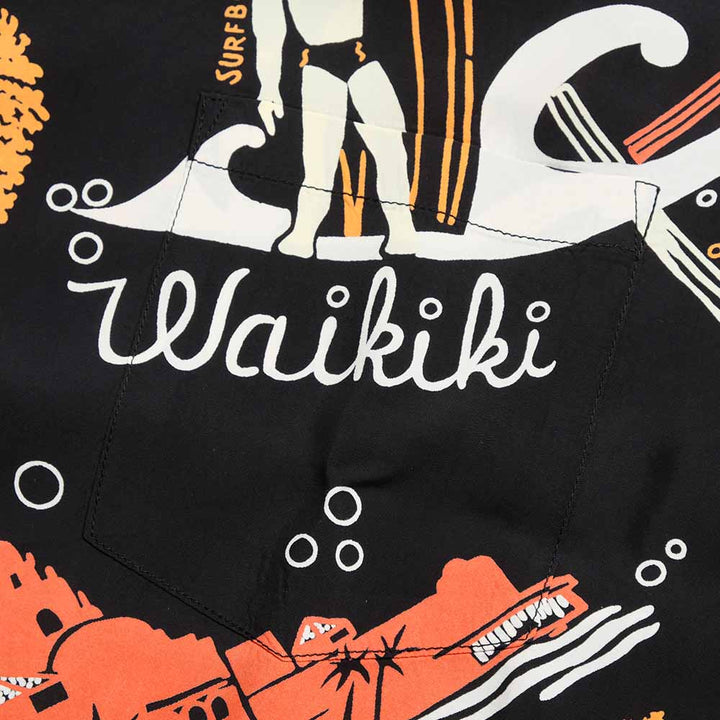 SUN SURF - KEONI OF HAWAII - WAIKIKI SAND - by JOHN MEIGS - SS39741