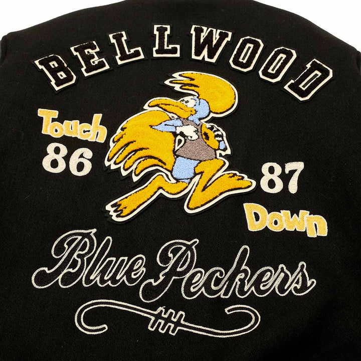 WHITESVILLE - 30oz. WOOL MELTON AWARD JACKET - BLUE PECKERS - WV15783