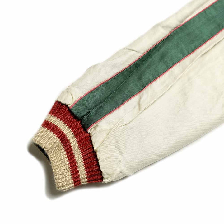 TAILOR TOYO - Acetate Souvenir Jacket AGING MODEL - TIGER HEAD x CHEVY LOVER - TT15878-119