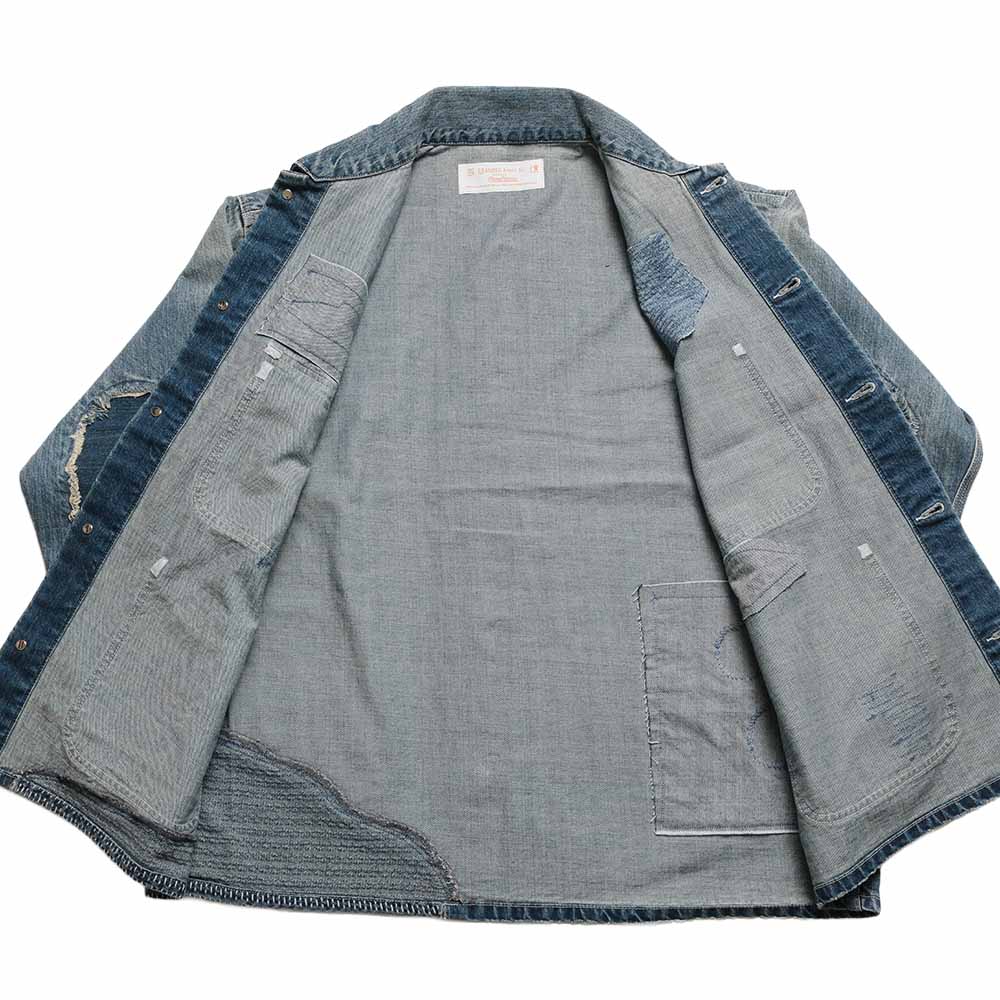 UNIVERSAL OVERALL - 12.75oz CONE DENIM REMAKE COVERALL - HT2433400-F