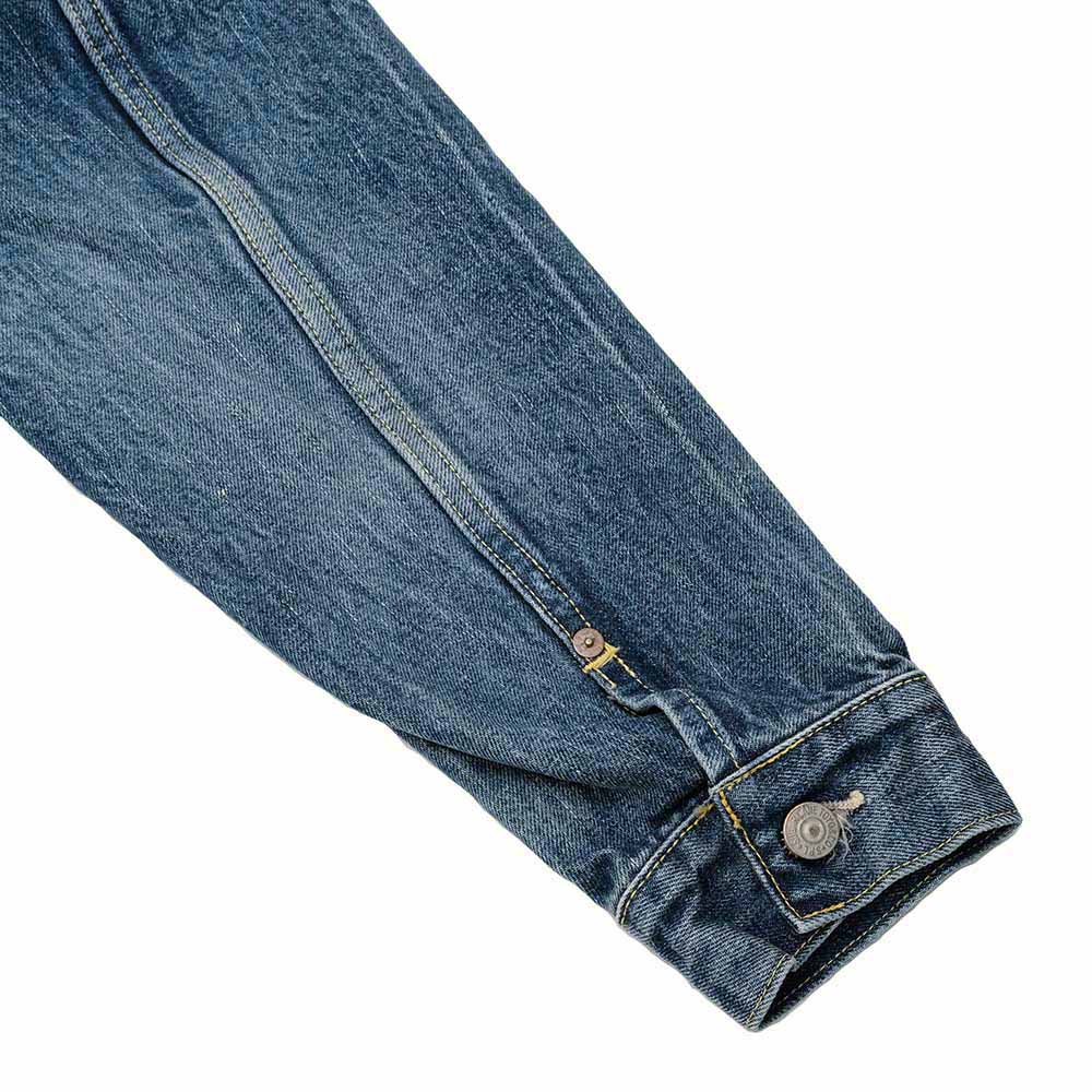 SUGAR CANE - 14.25oz. DENIM JACKET 1953 AGED MODEL CARTOON PAINT - SC15716