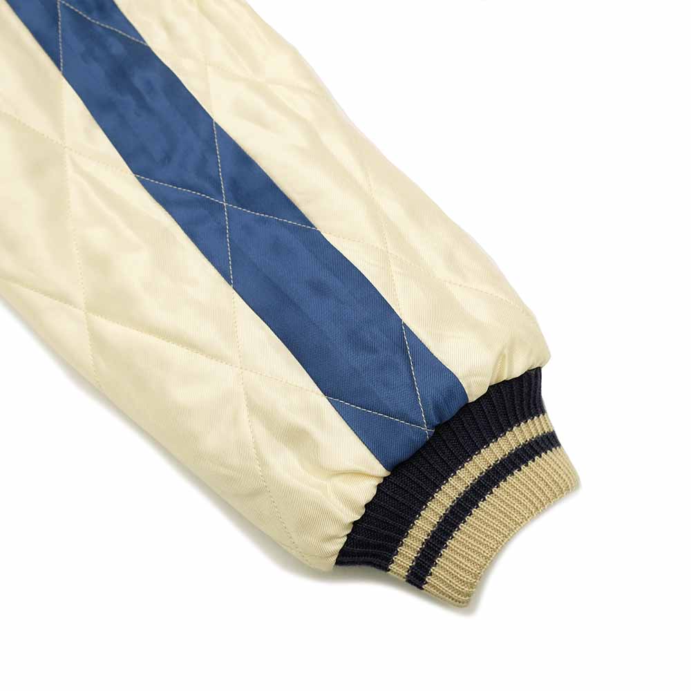 TAILOR TOYO - Velveteen Souvenir Jacket - WHITE DRAGON × BLACK EAGLE - TT15792-138