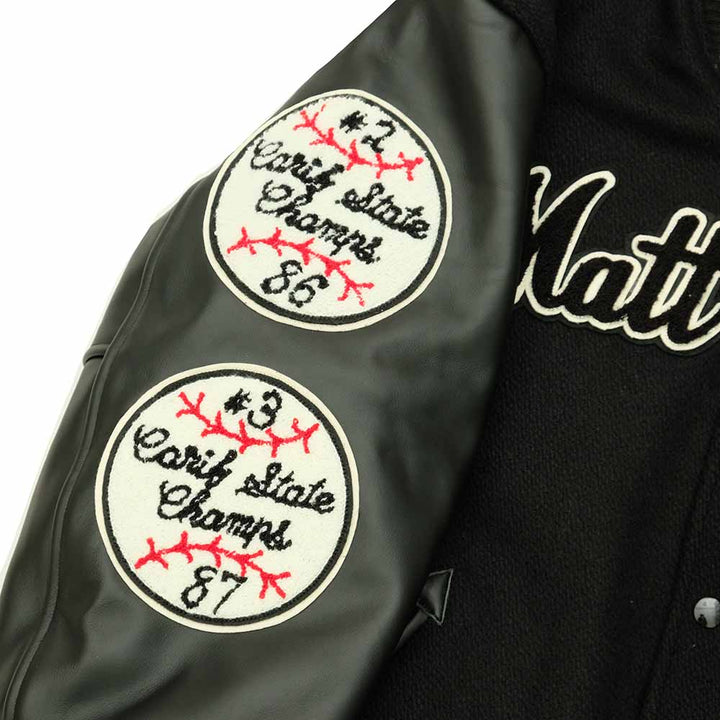 WHITESVILLE - 30oz. WOOL MELTON AWARD JACKET - BULLDOGS - WV15385