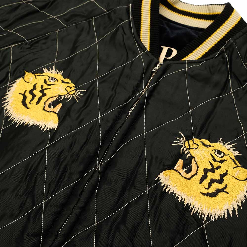 TAILOR TOYO - Velveteen Souvenir Jacket - ROARING TIGER x JAPAN MAP - TT15792-128