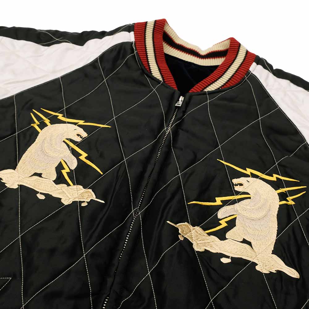 TAILOR TOYO - Velveteen Souvenir Jacket - MOUNTAIN GOAT x ALASKAN FLAG - TT15544-128