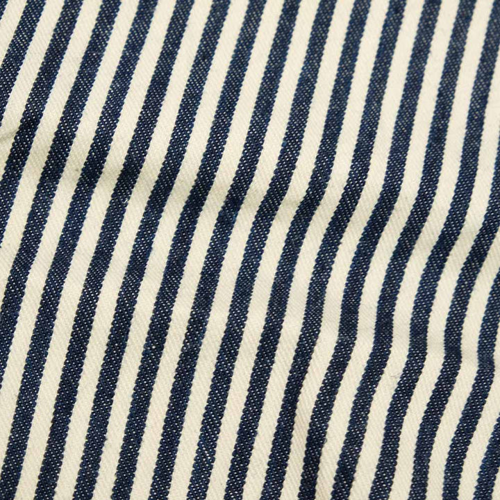 SUGAR CANE - 11oz. HICKORY STRIPE WORK SHORTS - SC52566