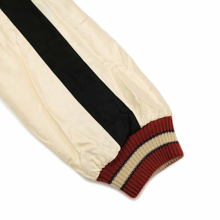 TAILOR TOYO - Velveteen - Two-tone - x Acetate Souvenir Jacket - WHITE DRAGON x EAGLE - TT15795-128