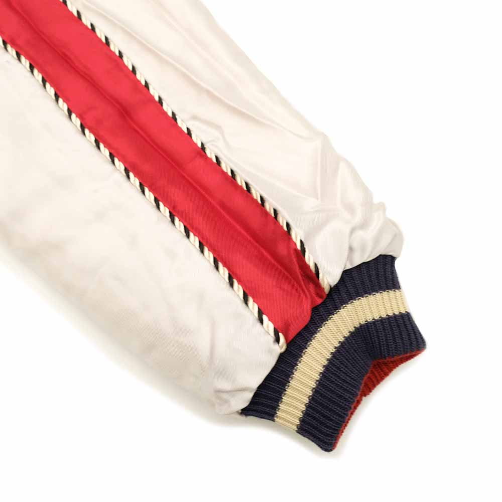 TAILOR TOYO - Acetate Quilted Souvenir Jacket - JAPAN MAP × GOLD DRAGON - TT15791-145