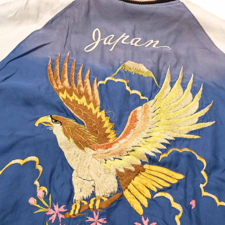 TAILOR TOYO - Acetate Souvenir Jacket - RED TIGER x EAGLE - (AGING MODEL) - TT15793-119