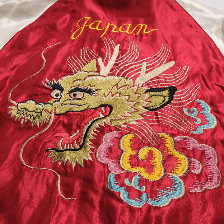 TAILOR TOYO - Acetate Souvenir Jacket - BLACK EAGLE x DRAGON HEAD - TT15972-159