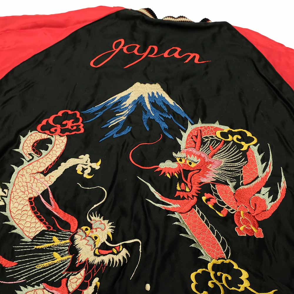 TAILOR TOYO - Acetate Quilted Souvenir Jacket - LANDSCAPE × DUELLING DRAGONS - TT15543-190