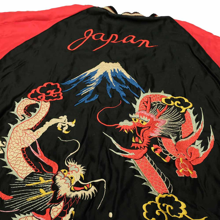 TAILOR TOYO - Acetate Quilted Souvenir Jacket - LANDSCAPE × DUELLING DRAGONS - TT15543-190