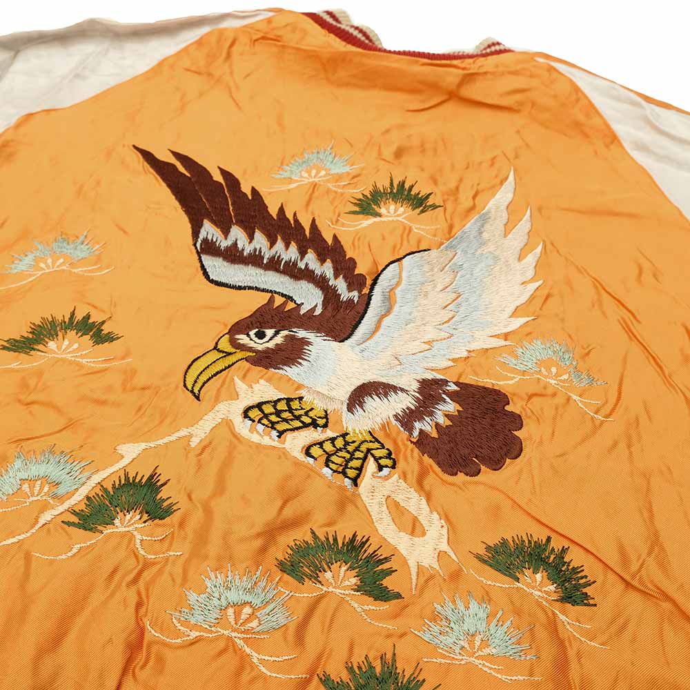 TAILOR TOYO - Acetate Souvenir Jacket - WHITE DRAGON x EAGLE - TT15682-119