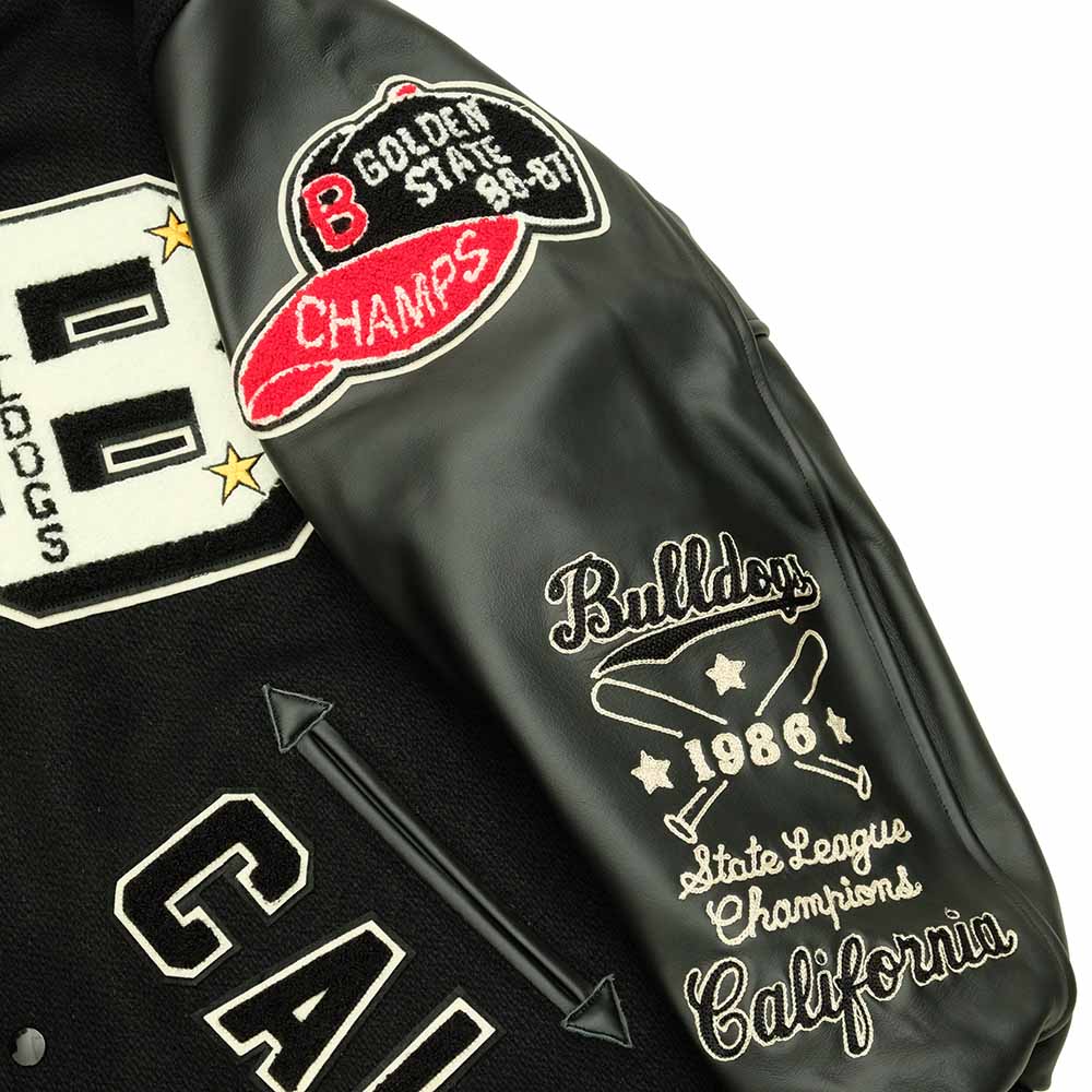 WHITESVILLE - 30oz. WOOL MELTON AWARD JACKET - BULLDOGS - WV15385