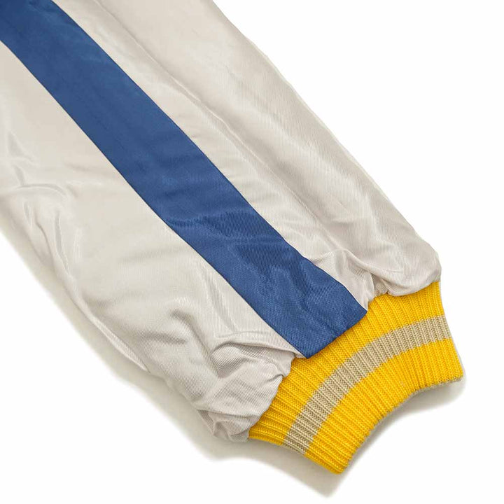 TAILOR TOYO - Mid 1950s Style Velveteen Souvenir Jacket - GOLD DRAGON & GOLD TIGER × JAPAN MAP - TT15840