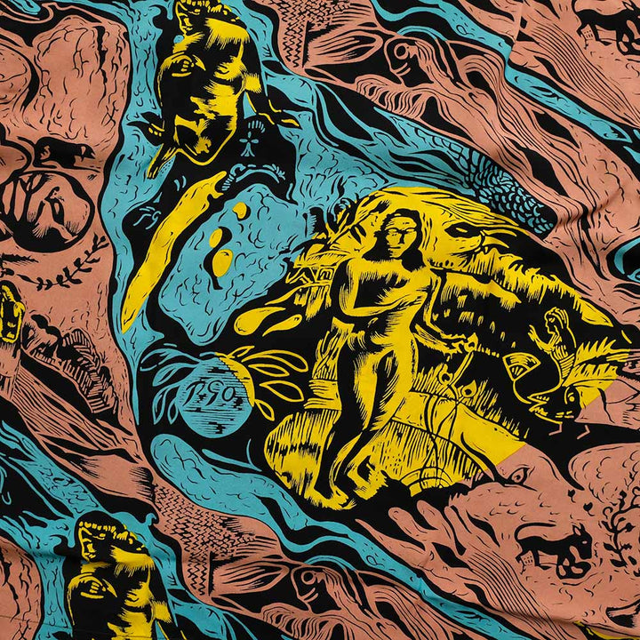 SUN SURF - SPECIAL EDITION - GAUGUIN WOODCUT MYSTIC - SHORT SLEEVE - SS39673