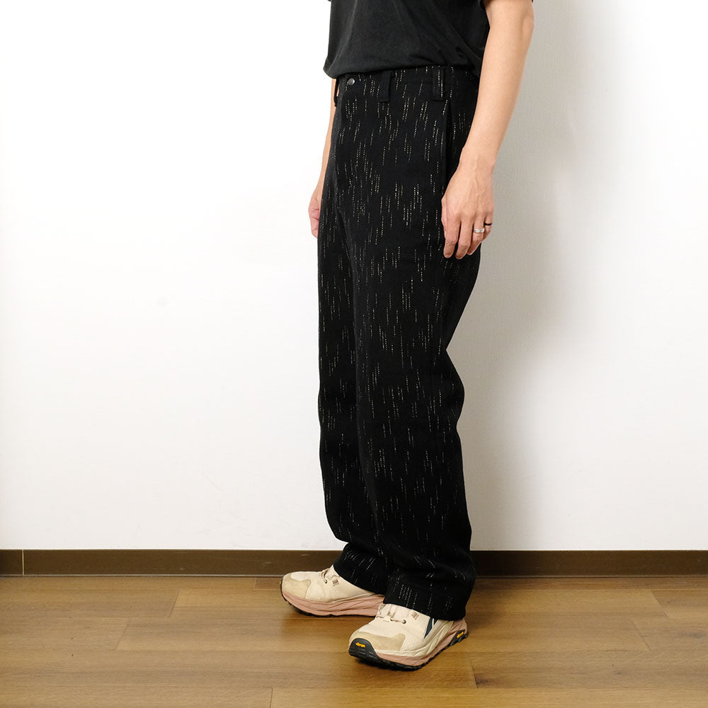 STUDIO D’ARTISAN - Kasuri dyeing Beach Cloth Trousers - 1906