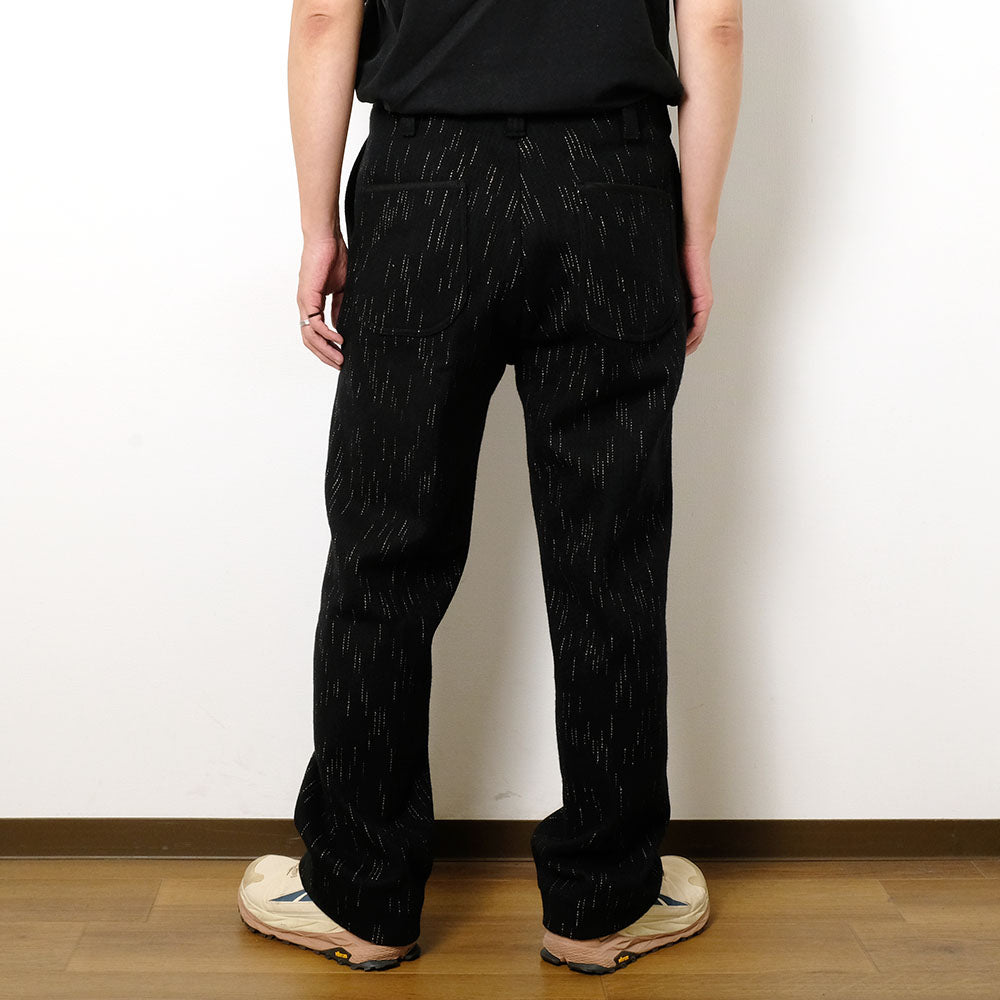 STUDIO D’ARTISAN - Kasuri dyeing Beach Cloth Trousers - 1906