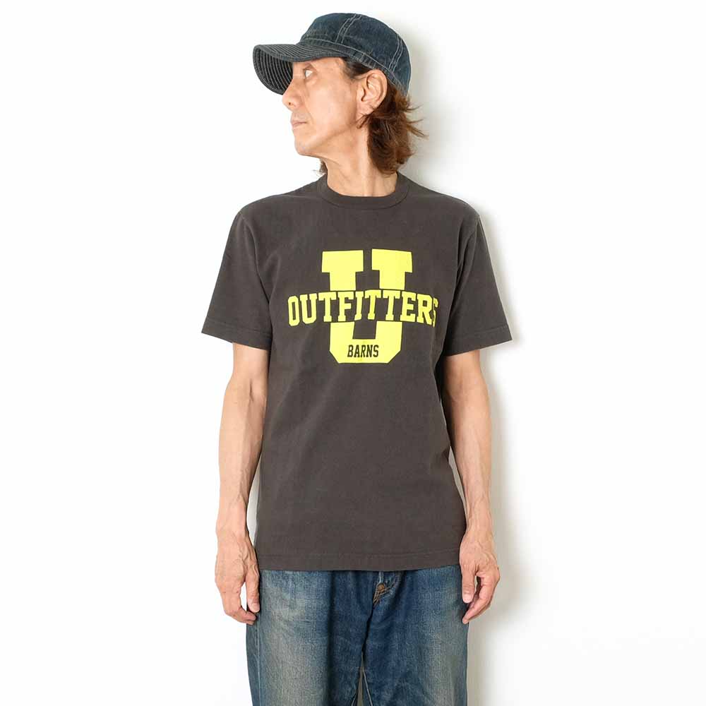 BARNS - STANDARD - TSURIAMI Crew Neck Print T-Shirt - BARNS Univ. - BR-25291