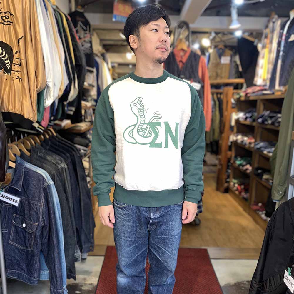 WHITESVILLE - FREEDOM SLEEVE SWEAT SHIRT with PRINT - WV69430