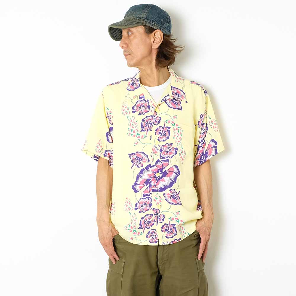 SUN SURF - S/S RAYON HAWAIIAN SHIRT - ISLAND FLOWER CHAIN - SS39425