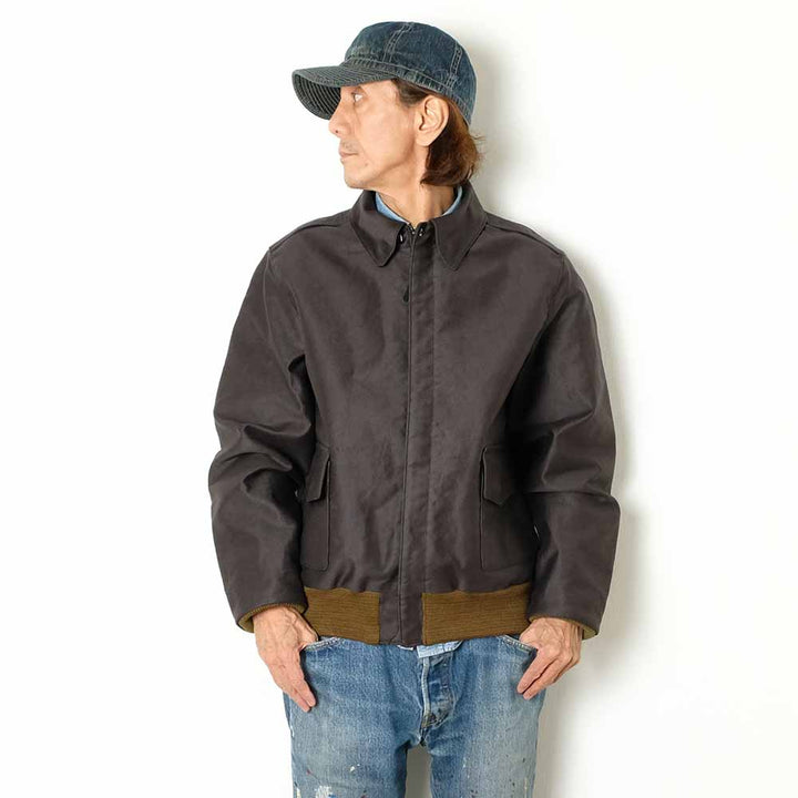 BUZZ RICKSON'S - WILLIAM GIBSON COLLECTION JUNGLE CLOTH BLACK A-2 BR15774