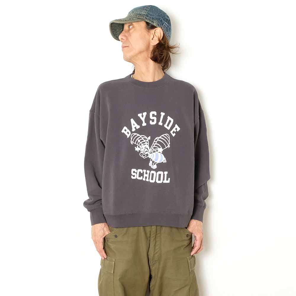 BARNS - Comfy Middle Weight Print Sweatshirt - BAYSIDE SCHOOL - BR-26199