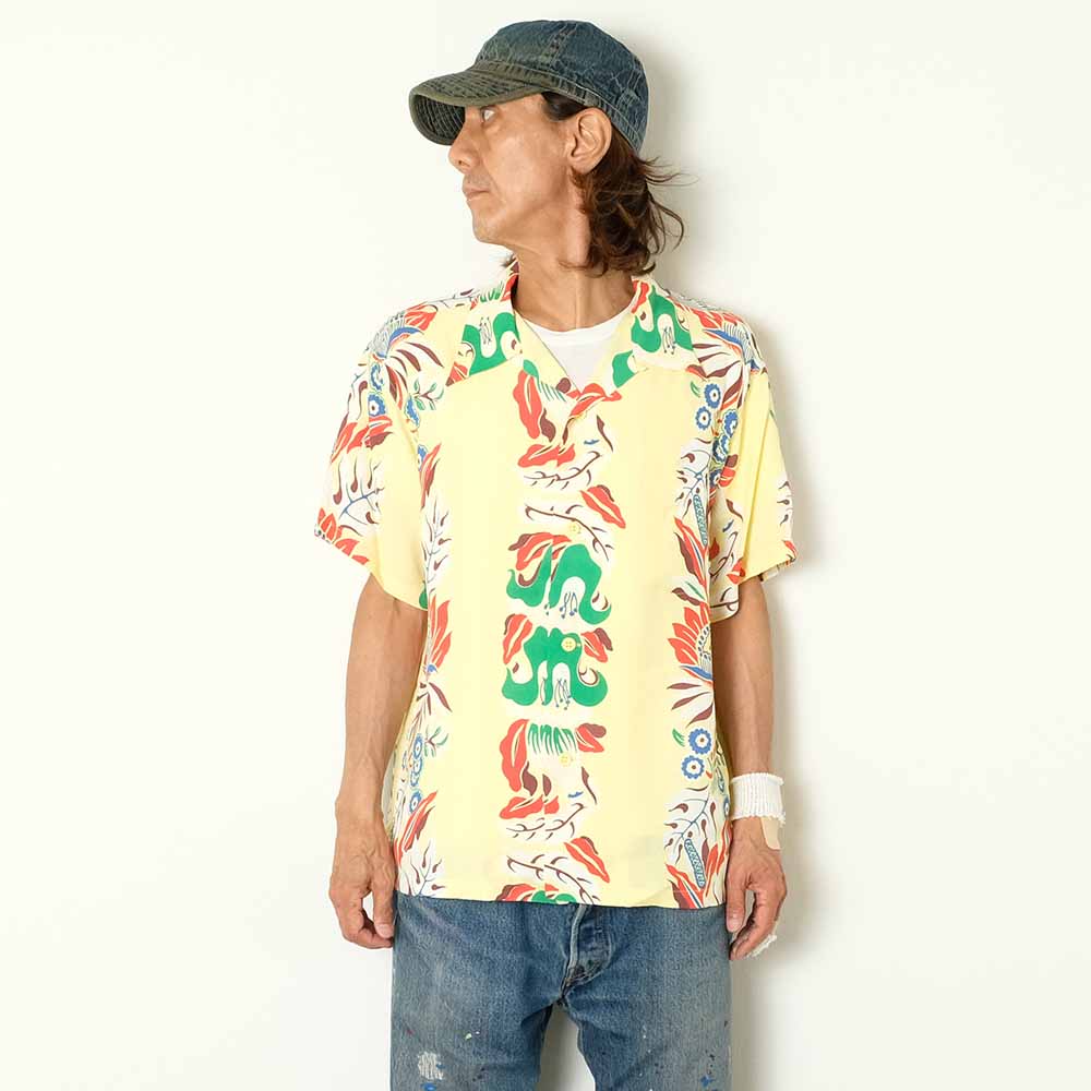 SUN SURF - RAYON HAWAIIAN SHIRT - PARADISE FLOWER - SS39416