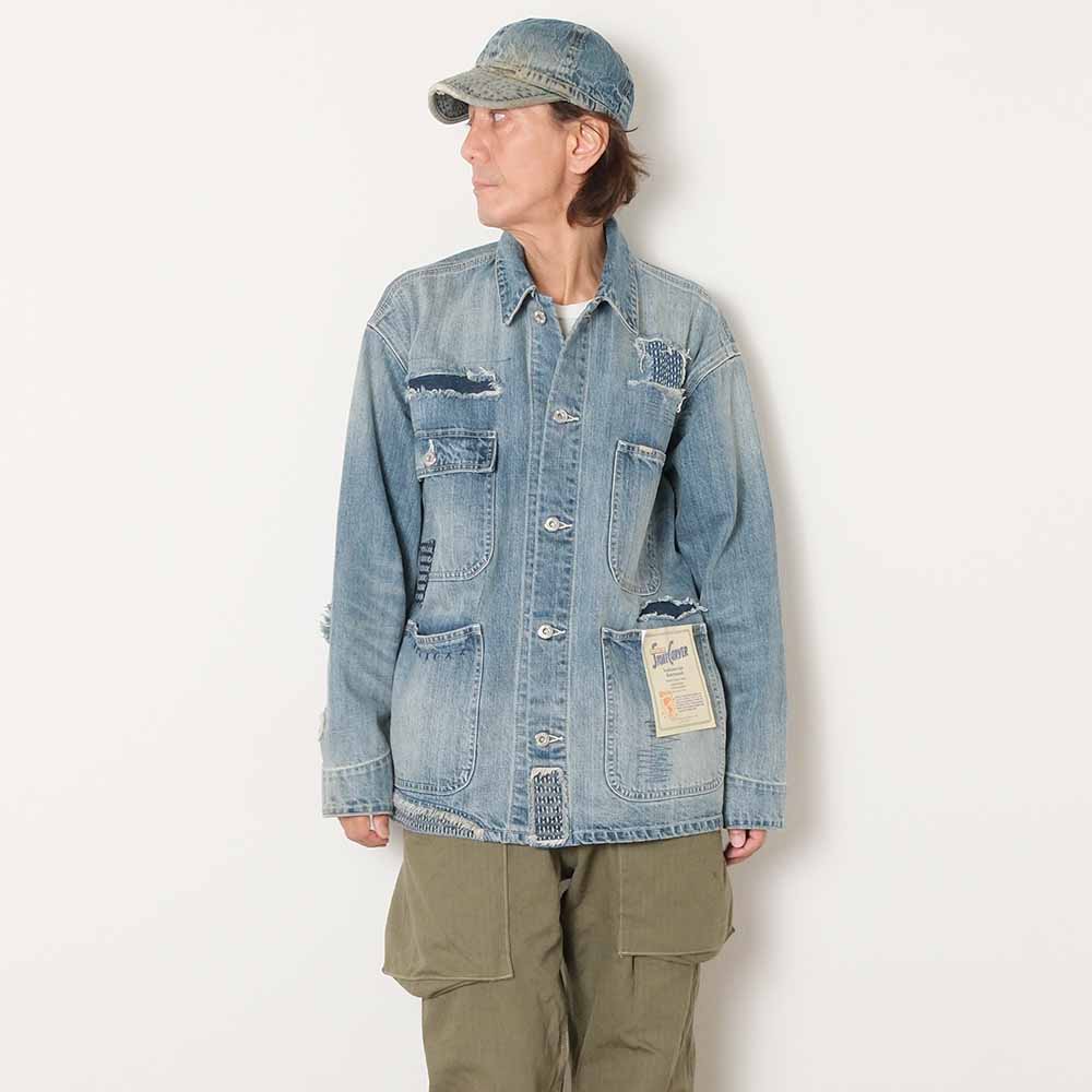 UNIVERSAL OVERALL - 12.75oz CONE DENIM REMAKE COVERALL - HT2433400-F