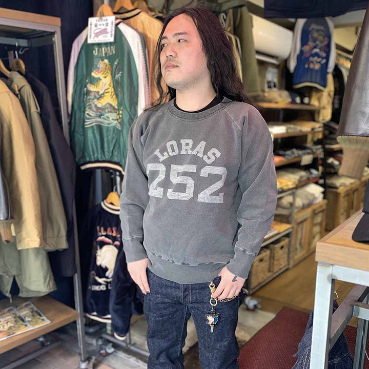 DUBBLE WORKS - RAGLAN CREW SWEAT - LORAS 252 - 83003LOR-24