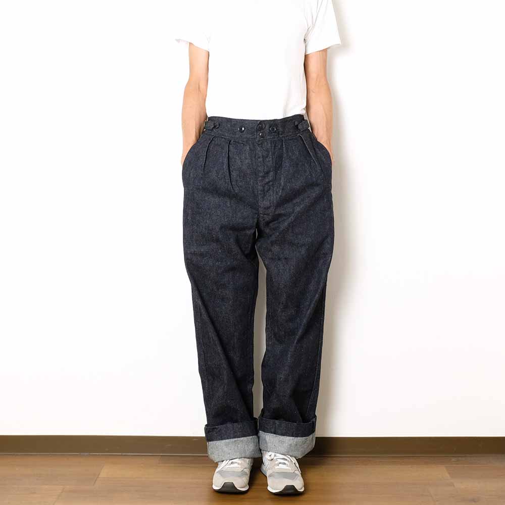 SUGAR CANE - Mister Freedom - NAVAL CLOTHING TAILORS - DIGGERS TROUSERS - 13.5oz.BLUE DENIM - SC42602