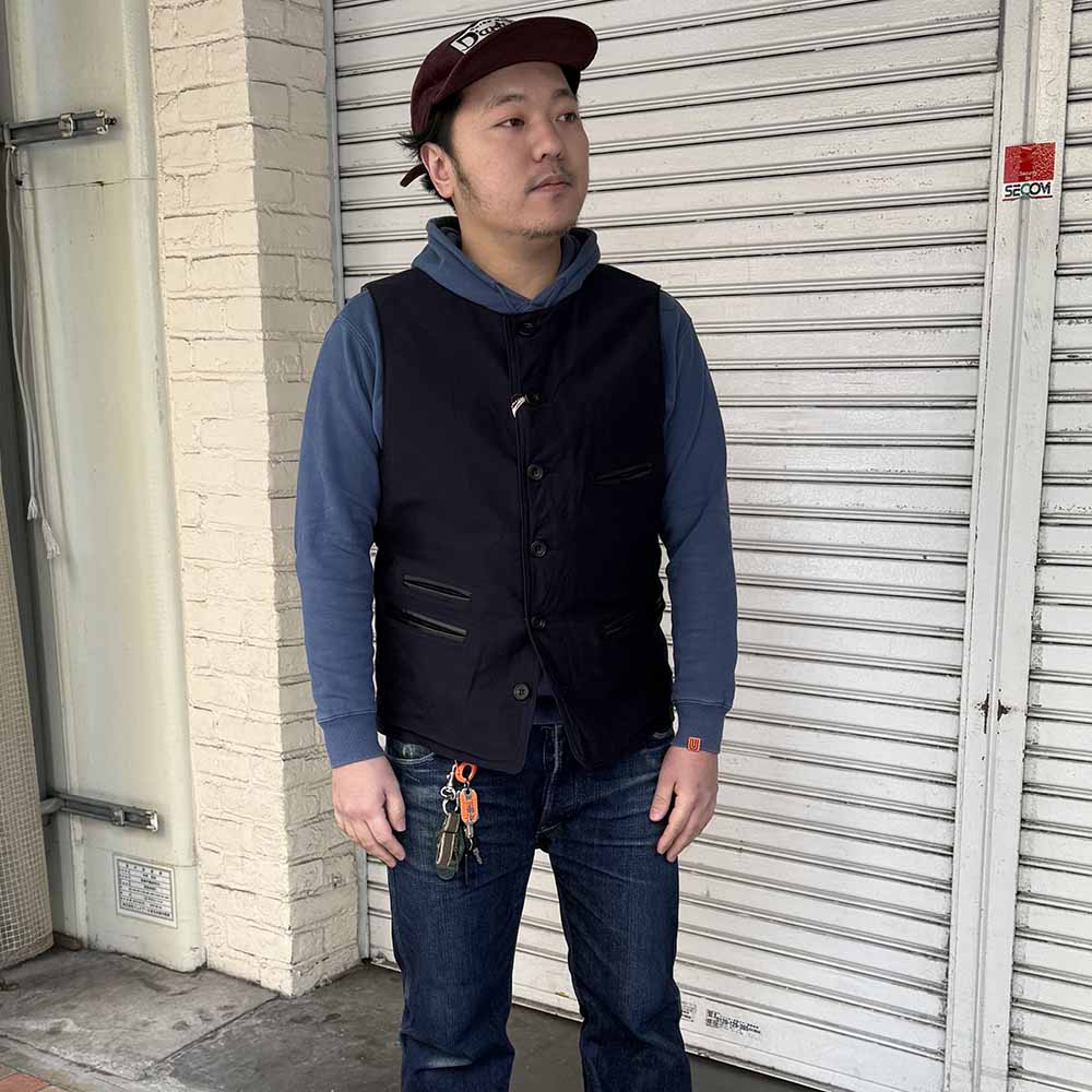 SUGAR CANE - FICTION ROMANCE - 9.5oz. MOLESKIN VEST - SC15832